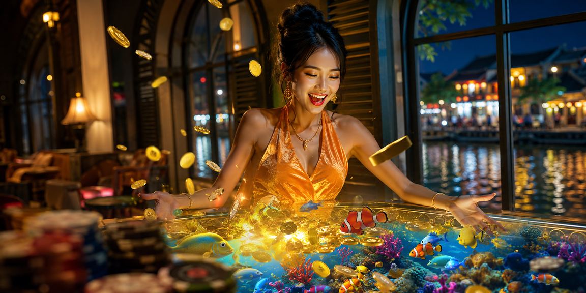 Cảnh cà phê Hội An với người dùng trẻ theo dõi giải đấu esports trên điện thoại