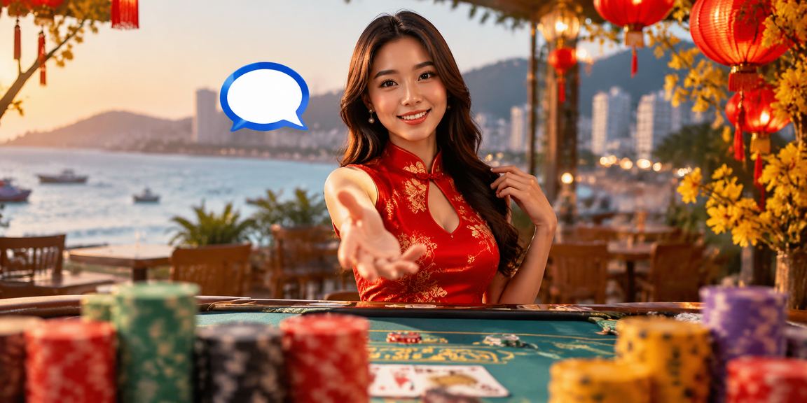 Người dùng tại Vũng Tàu ngồi cà phê và tham gia baccarat trực tuyến một cách thư giãn